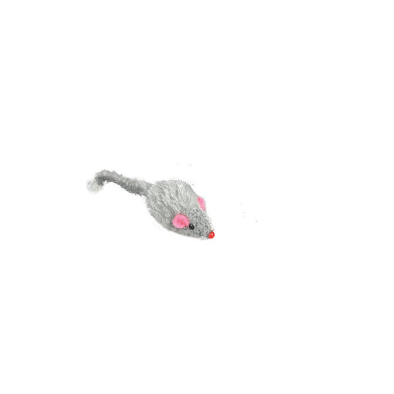 Souris pour chat en peluche