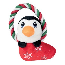 Doogy, Penguin plush toy with rope
