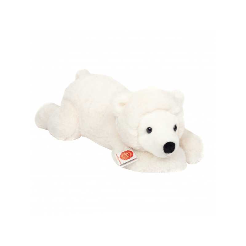 Teddy Herman, peluche Ours polaire couché 45 cm