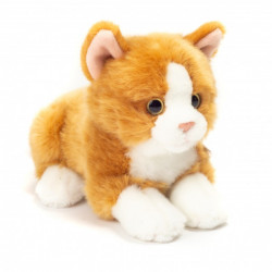 Teddy Hermann, peluche chat roux 20 cm