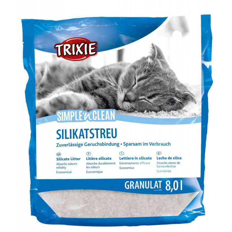 Lettiera per gatti Trixie Silicate 8L Simple'n'Clean