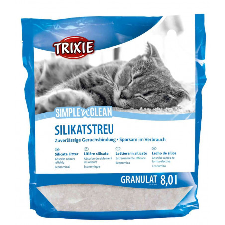 Trixie Simple'n'Clean Silikat-Katzenstreu 8L