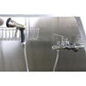 Phoenix, Stainless steel bathtub on fixed frame