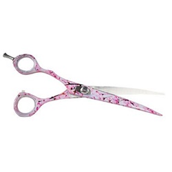 Idéalcut, IdealCut Flower LEFT-HANDED Curved Scissors: 19 cm