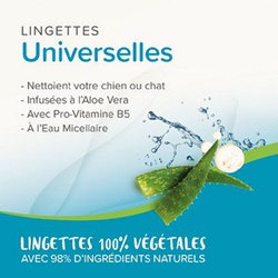 Beaphar, Salviette detergenti universali a base vegetale: 30 salviette