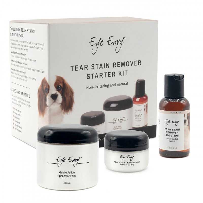 Eye Envy, Kit Tear Stain Remover pour chien