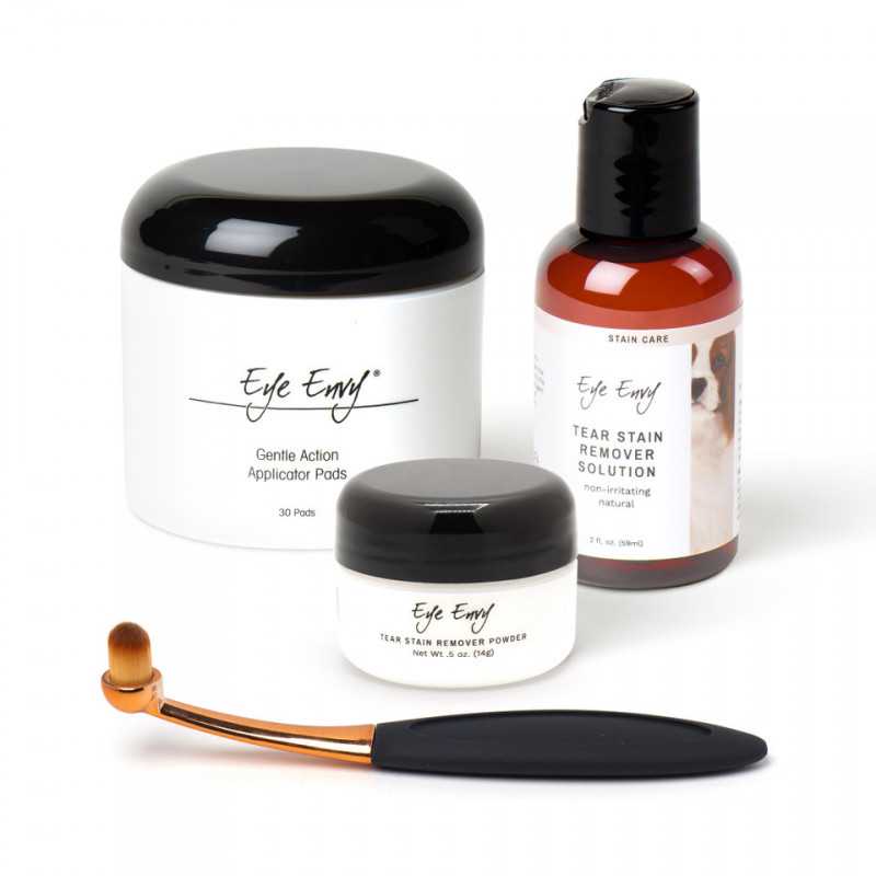 Eye envy kit tear stain remover pour chien