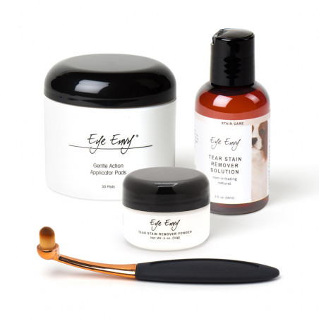Eye envy kit tear stain remover pour chien