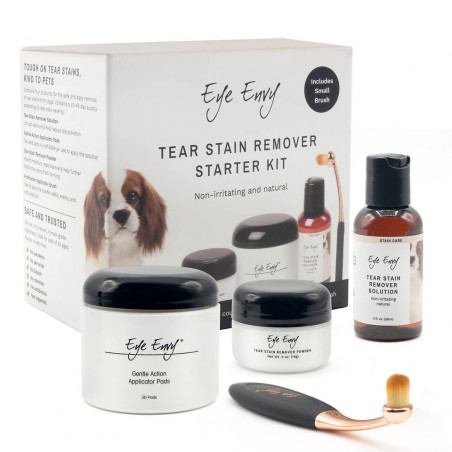 Kit quitamanchas de lágrimas Eye Envy con aplicador para perros