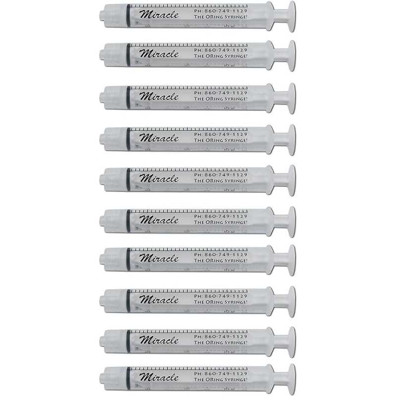 Miracle Nipple Syringe 3ml 5 Pack Miracle Nipple Syringe 3ml 5 Pack