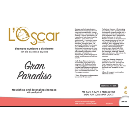 Shampooing démêlant Gran Paradise L'Oscar Di Smagatto