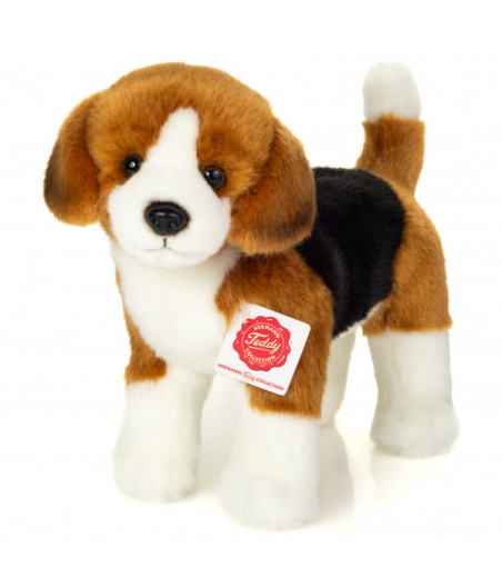 Hermann Teddy, peluche Beagle debout