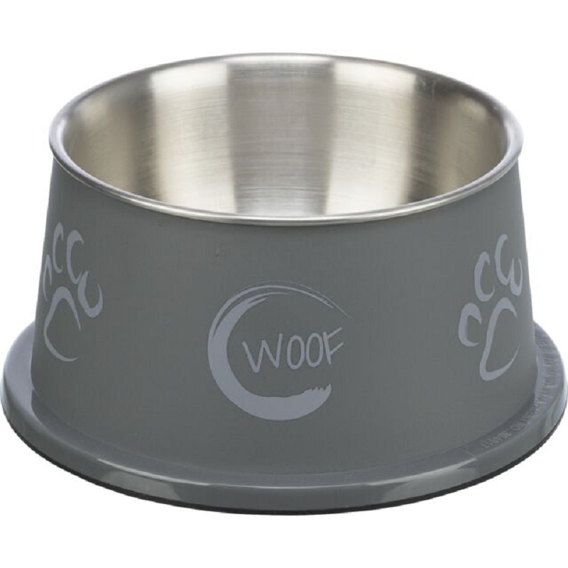 Trixie, Long ear bowl, stainless steel/plastic