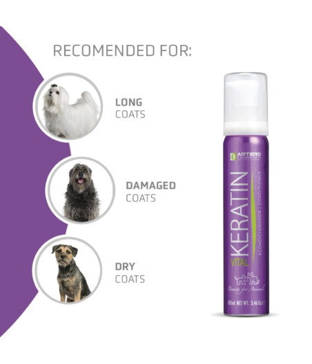après shampooing keratine