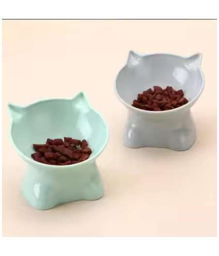 Cuenco con forma de cabeza de gato