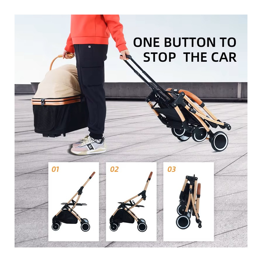 Abnehmbarer 2-in-1-Kinderwagen