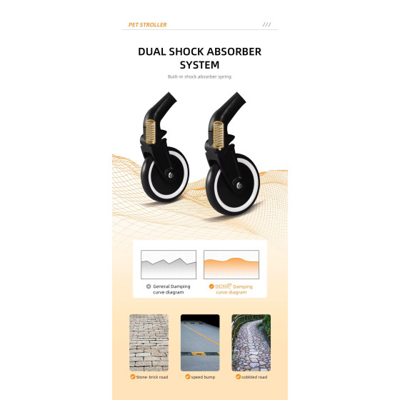 Abnehmbarer 2-in-1-Kinderwagen