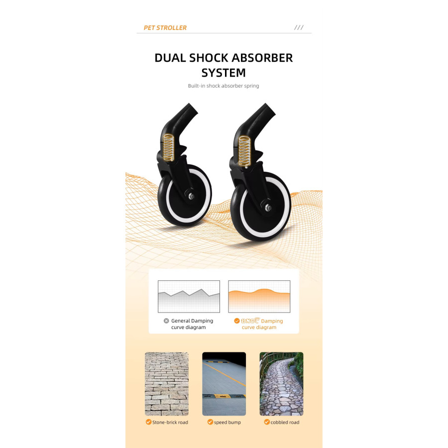 Abnehmbarer 2-in-1-Kinderwagen