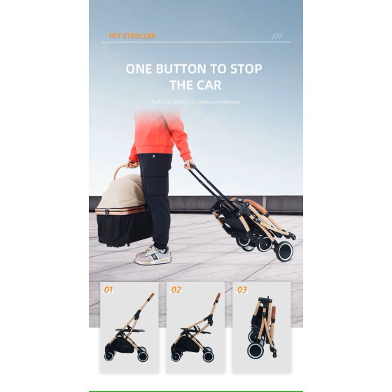 Abnehmbarer 2-in-1-Kinderwagen