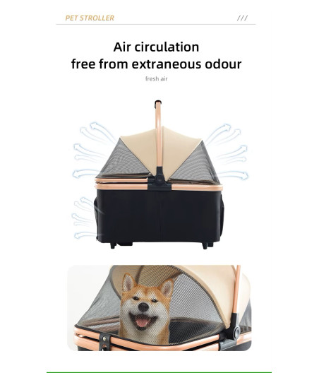 Passeggino ventilato staccabile 2 in 1