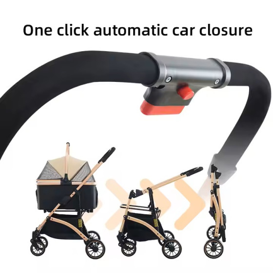 2-in-1 abnehmbarer, belüfteter Kinderwagen