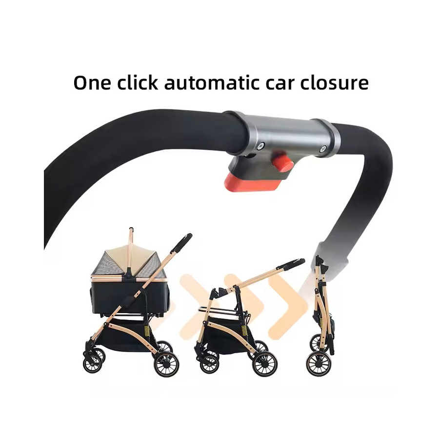 2-in-1 abnehmbarer, belüfteter Kinderwagen