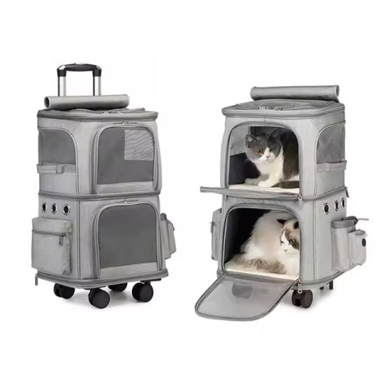 Doppel-Trolley-Tragetasche