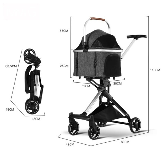 Cochecito convertible doble e individual Futura
