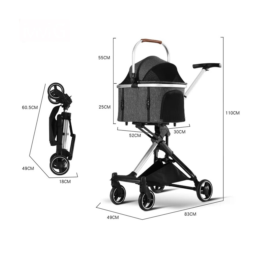 Cochecito convertible doble e individual Futura
