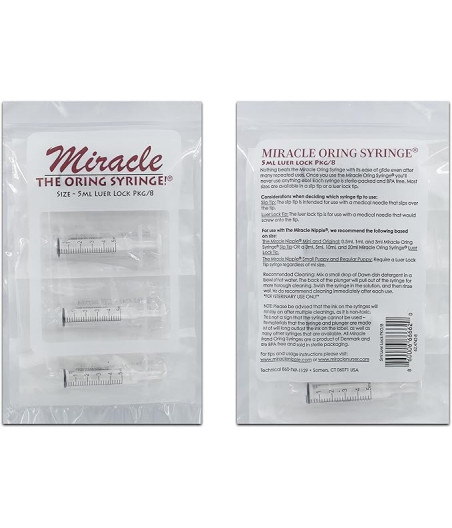 Miracle Nipple, 8 Seringues 5 ml