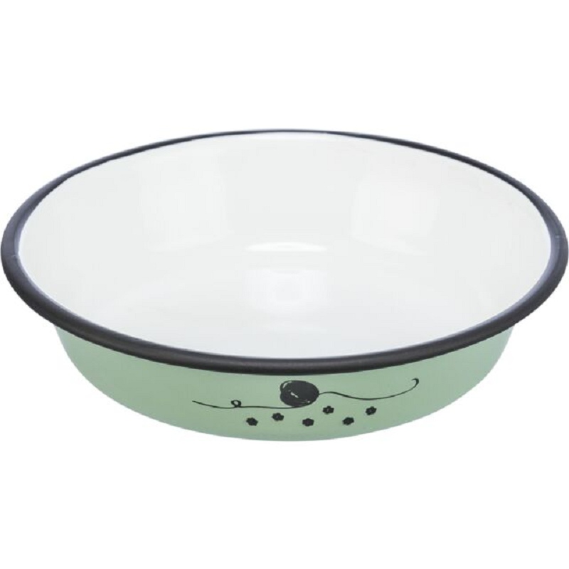 Trixie, Bowl, enamel/stainless steel