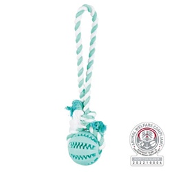 Trixie, Denta Fun Spielseil mit Ball