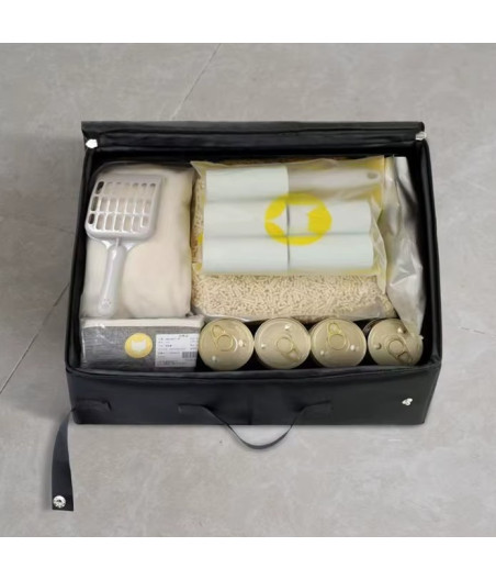 Caja de arena plegable con cierre