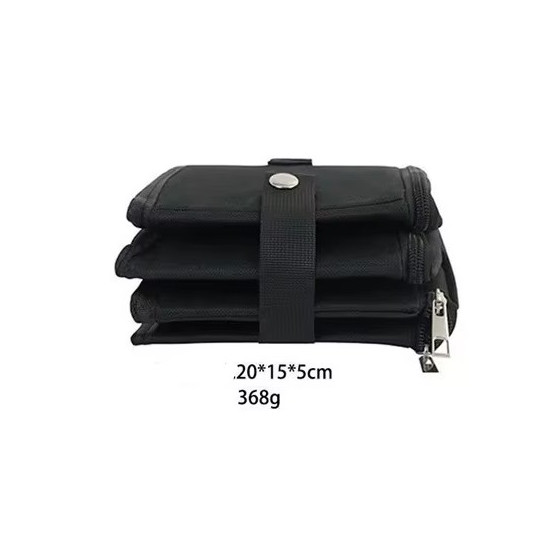 Foldable litter box with closure