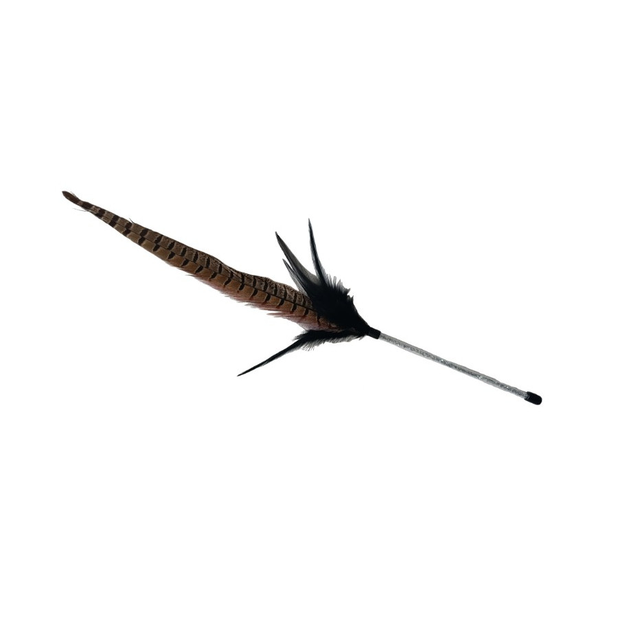 Beige pheasant feather duster