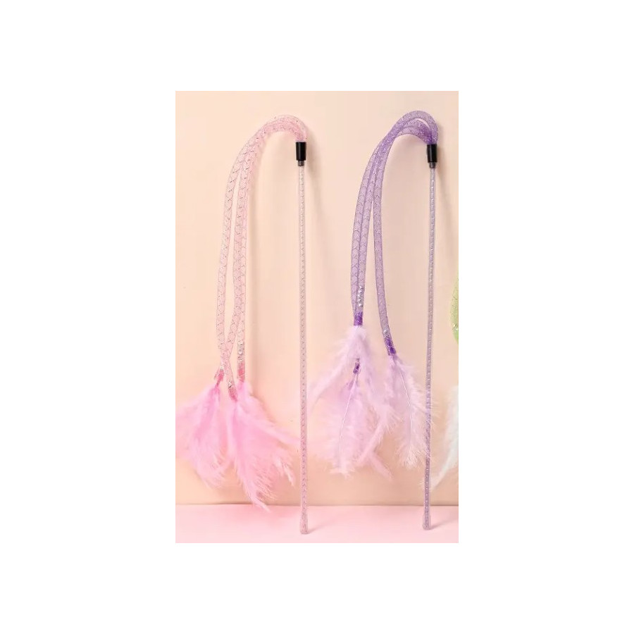Octopus Cat Feather Toy | Fishing Rod 85 cm