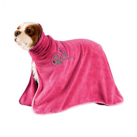 Pink bathrobe