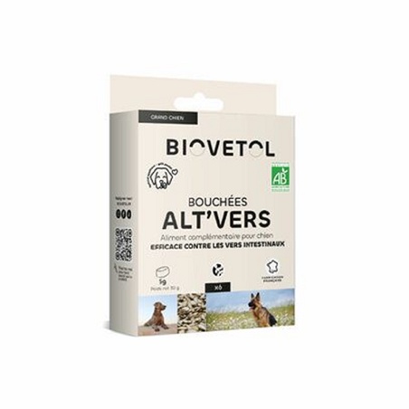 BIOVETOL, Bouchées Alt'vers Grand Chien