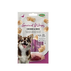 BUBIMEX, Gourmet Wraps Huhn Ente Hund - 3 Stück
