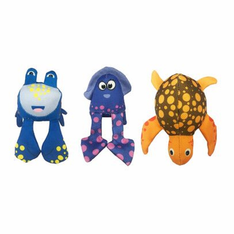 Doogy, Set mit drei langlebigen Spielzeugen - Unter dem Meer Doogy, Set mit drei langlebigen Spielzeugen - Unter dem Meer