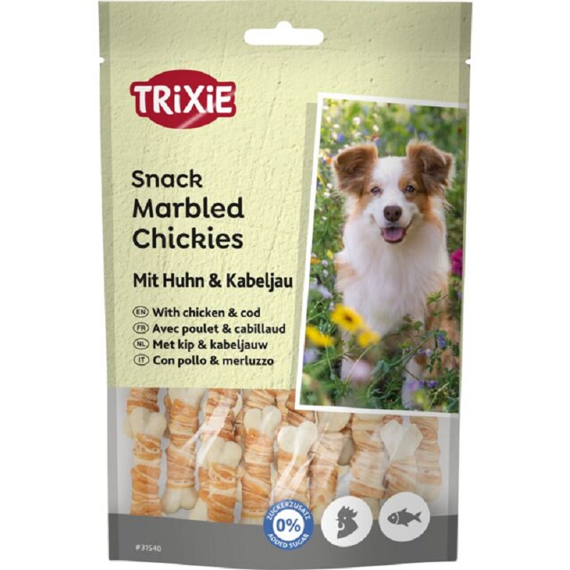 Trixie, Marmorierte Chickies mit Huhn & Kabeljau