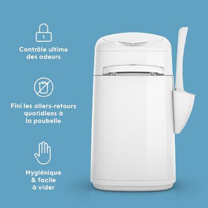 Divers, Poubelle à litière Litterlocker (avec une recharge octogonale)