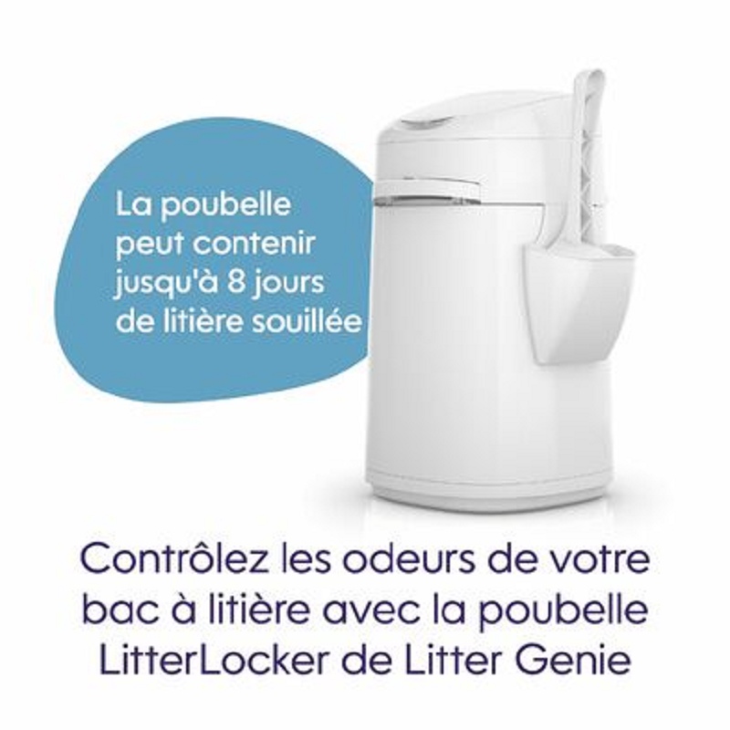 Divers, Poubelle à litière Litterlocker (avec une recharge octogonale)