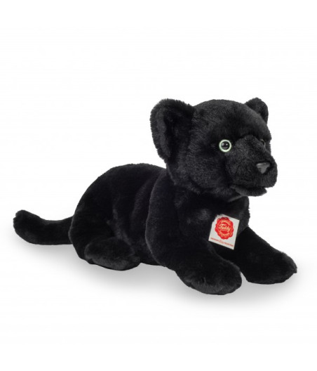 Hermann Teddy Black Panther Baby-Plüschtier, liegend - 30 cm