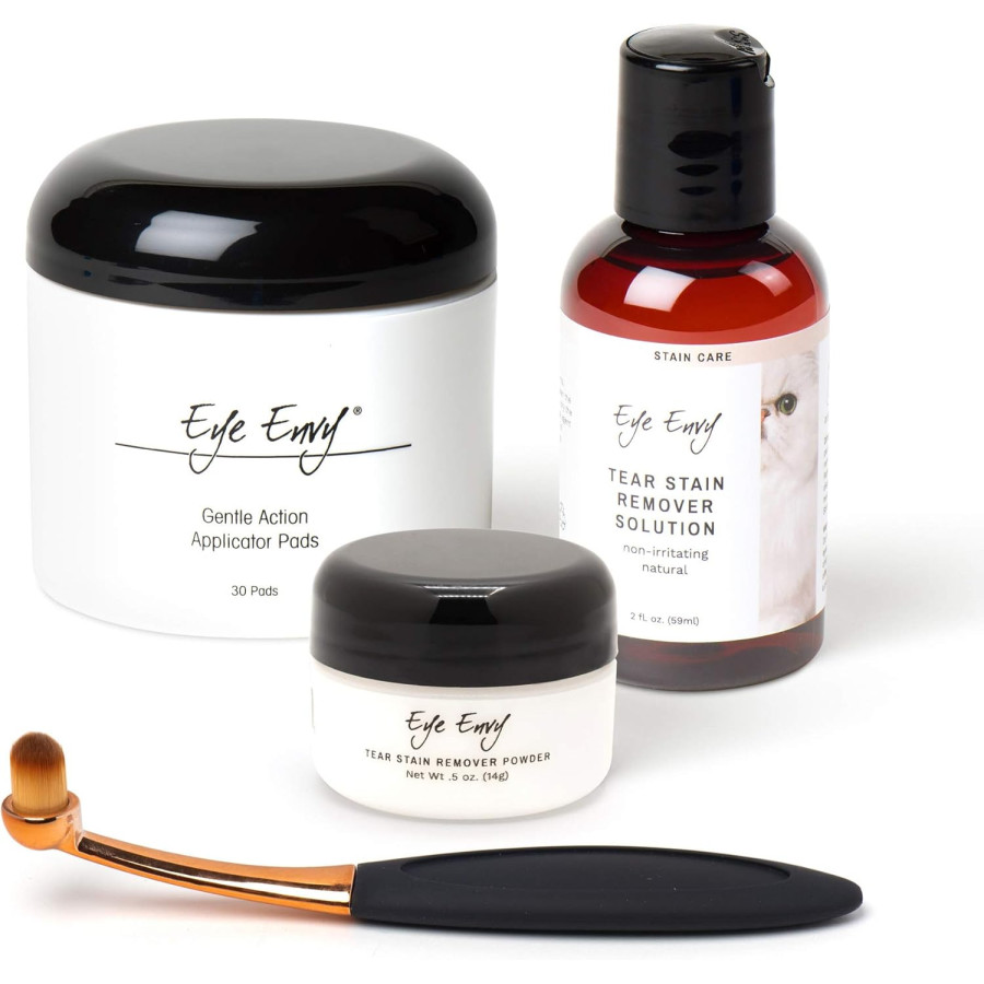Kit Eye Envy para gatos: elimina de forma natural las manchas de lágrimas | Solución segura y eficaz
