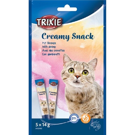 Trixie, Snacks Cremosos de Camarones 5 x 14g