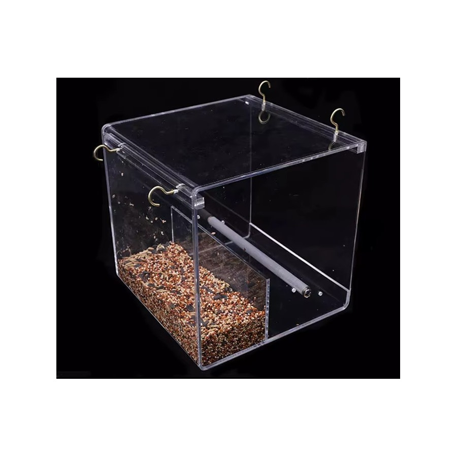 Comedero para pájaros a prueba de derrames – Canarios, periquitos, loros