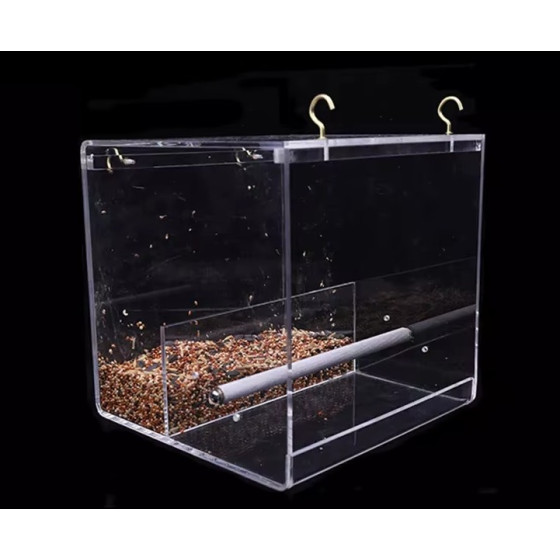 Comedero para pájaros a prueba de derrames – Canarios, periquitos, loros