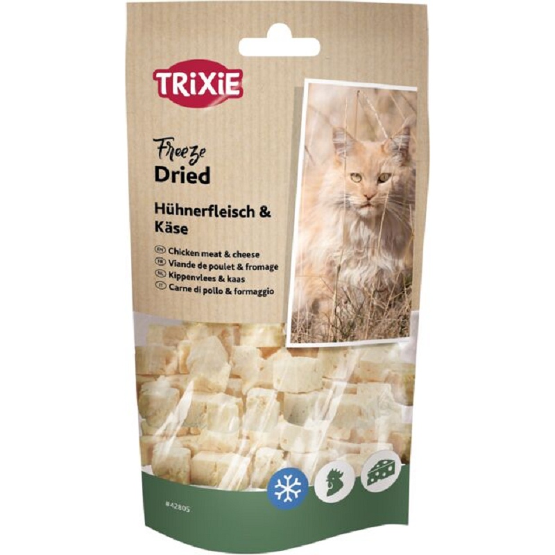 Trixie, Freeze Dried Chicken Meat & Cheese