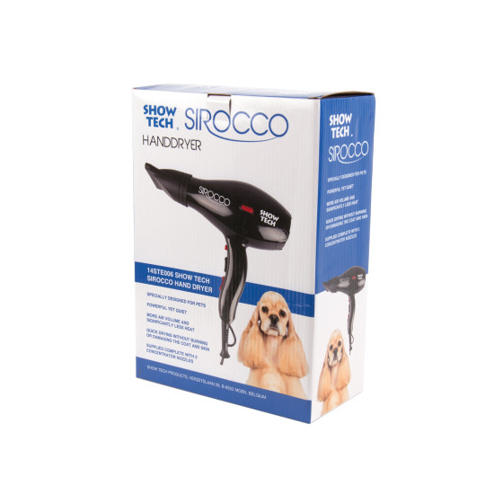 Show Tech Sirocco Hand Dryer – Séchoir à main professionnel Show Tech Sirocco Hand Dryer – Séchoir à main professionnel